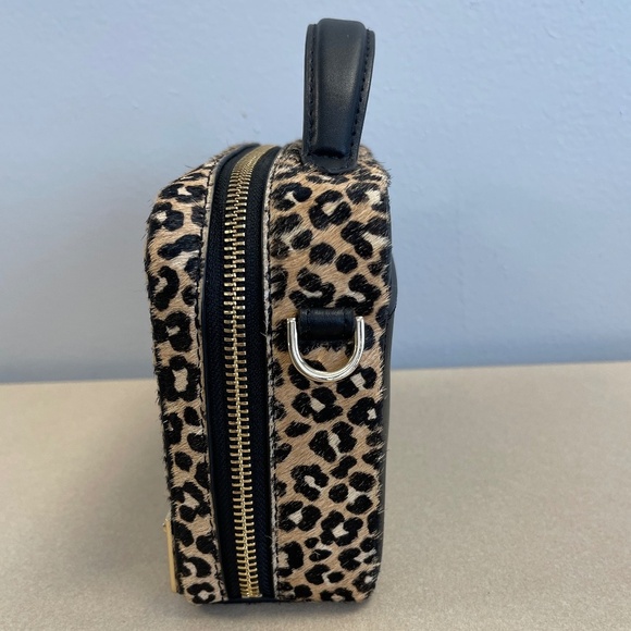 MICHAEL Michael Kors Estelle Leopard Print Calf Hair Satchel - NWT - Picture 4 of 7